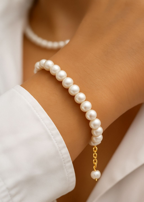 Ayzen Doğal İnci Bileklik 14 cm