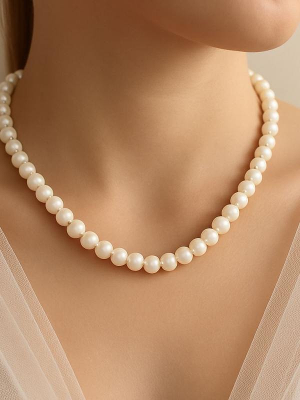 Ayzen Doğal İnci Kolye 45 cm