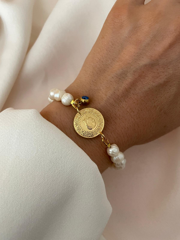 Ayzen Efsane İnci Bileklik 14 cm