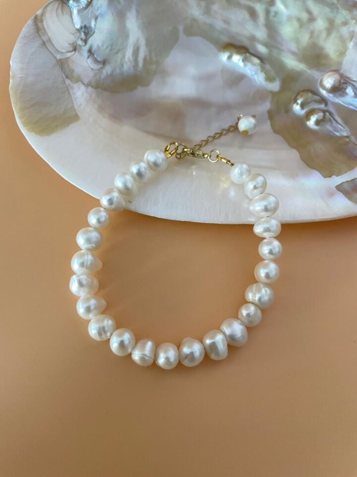 Ayzen Doğal İnci Set 45cm