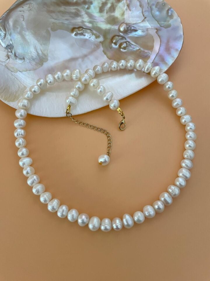 Ayzen Doğal İnci Set 45cm
