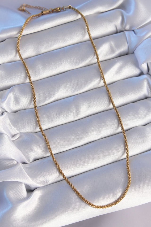 316L Çelik Gold Renk Kolye